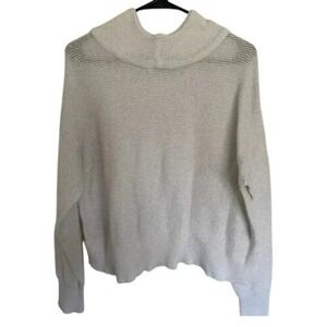 All In Motion‎ Cream Cowl Neck Pullover Knit Sweater Top XL